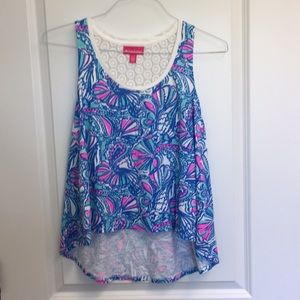 Lilly for Target Tank Top, XS, Loose fit, high/low